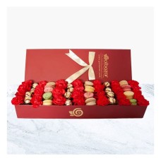 Macaron and Flower Box